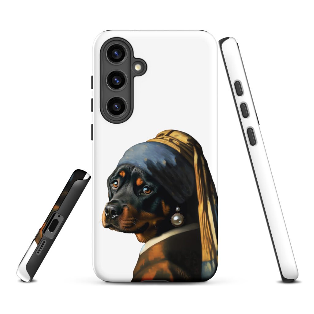 Rottweiler with Pearl Earring – Tough case for Samsung®